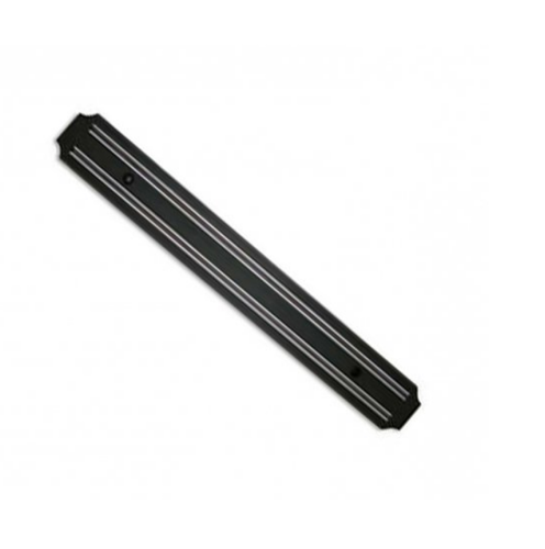 Magnet Messerhalter schwarz 30 cm Kunststoff