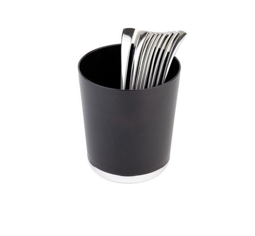 Tischreste / Besteckbehälter 1,3 Liter Kunststoff schwarz